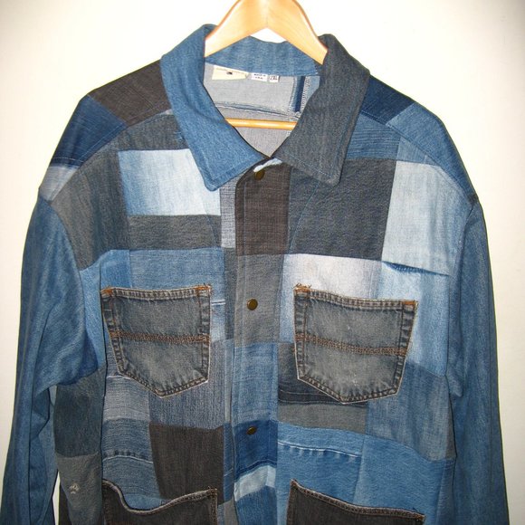🧥 CoverUranus Recycled Denim Barn Coat XXL